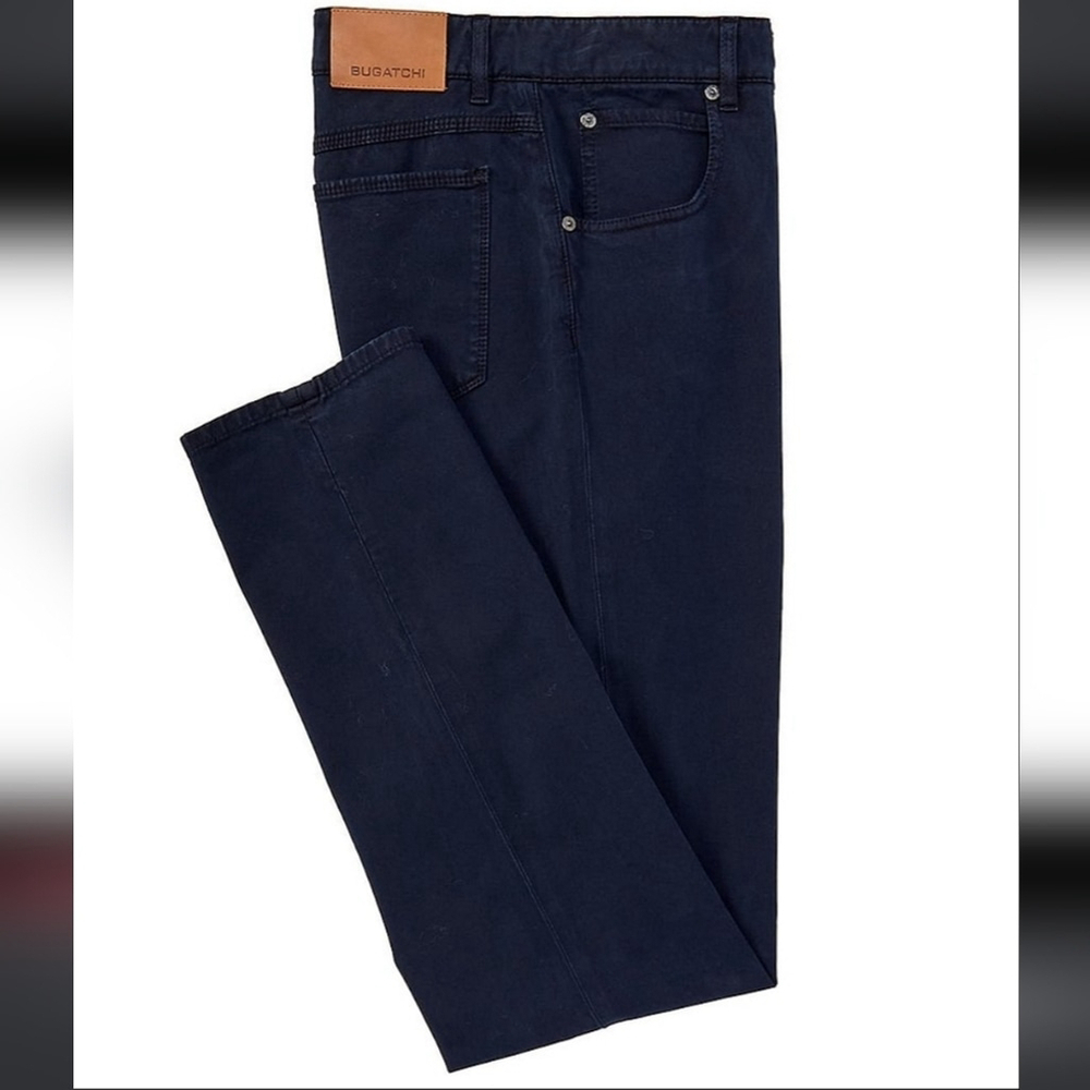 BUGATCHI MEN'S DESIGNER FIVE POCKETS STRETCH DENIM 36